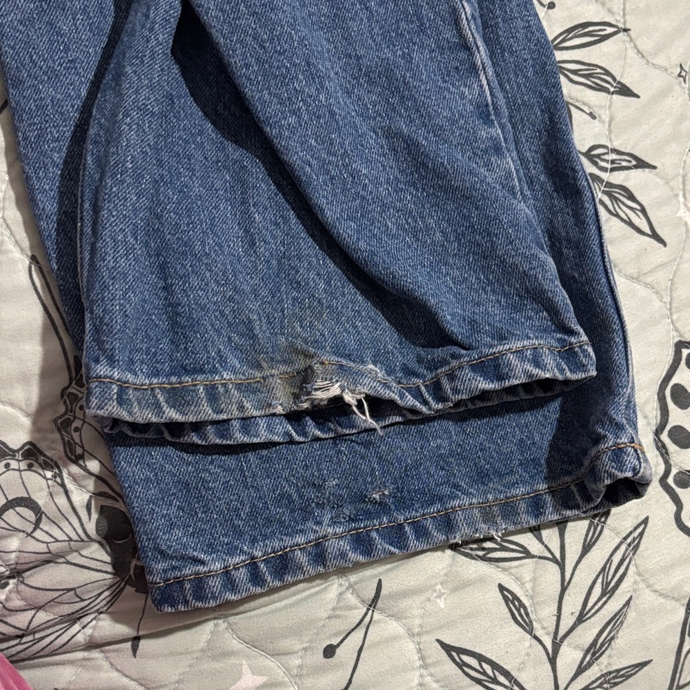 Wild Fable Blue dad Jeans with Patches - Picture 5 of 5